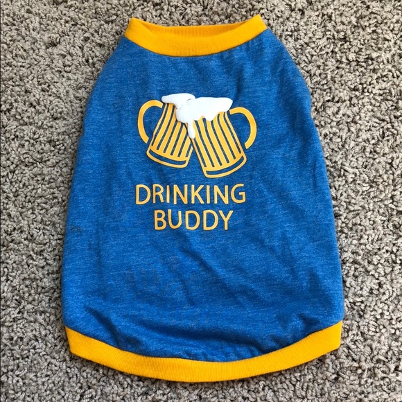 Other - “Drinking Buddy” Pet Shirt 🐶🍻
